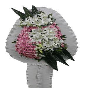 Gerbera Ve Lilyum Çelenk